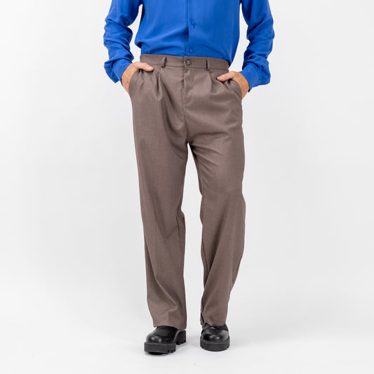 Pantalone taglio dritto - Fango