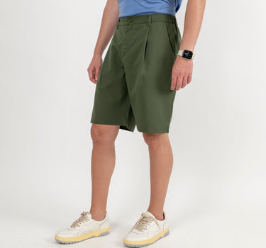 Pantaloncino con molla posteriore - Verde
