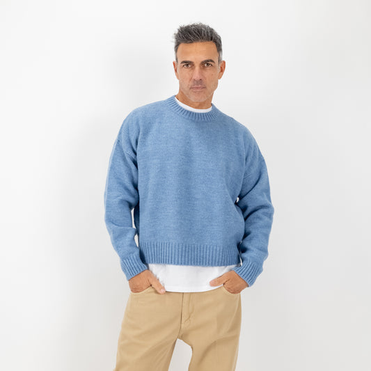 Maglione crop boxy fit - Polvere