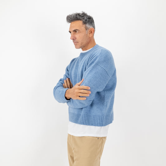 Maglione crop boxy fit - Polvere