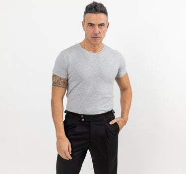 T-shirt Slim Fit Sottile - Grigio