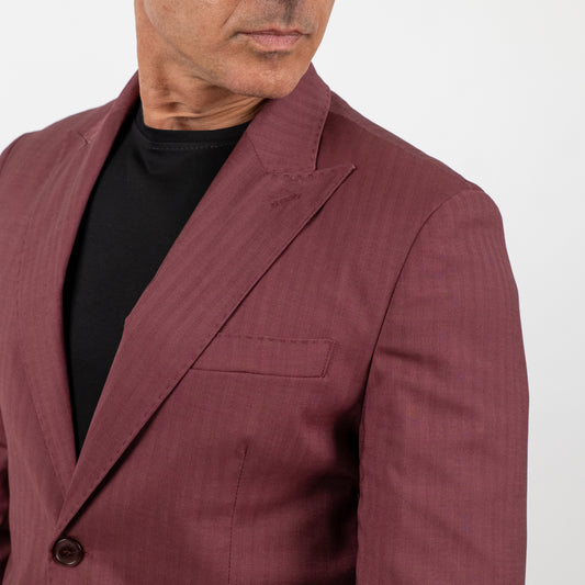 Abito monopetto solaro - Bordeaux