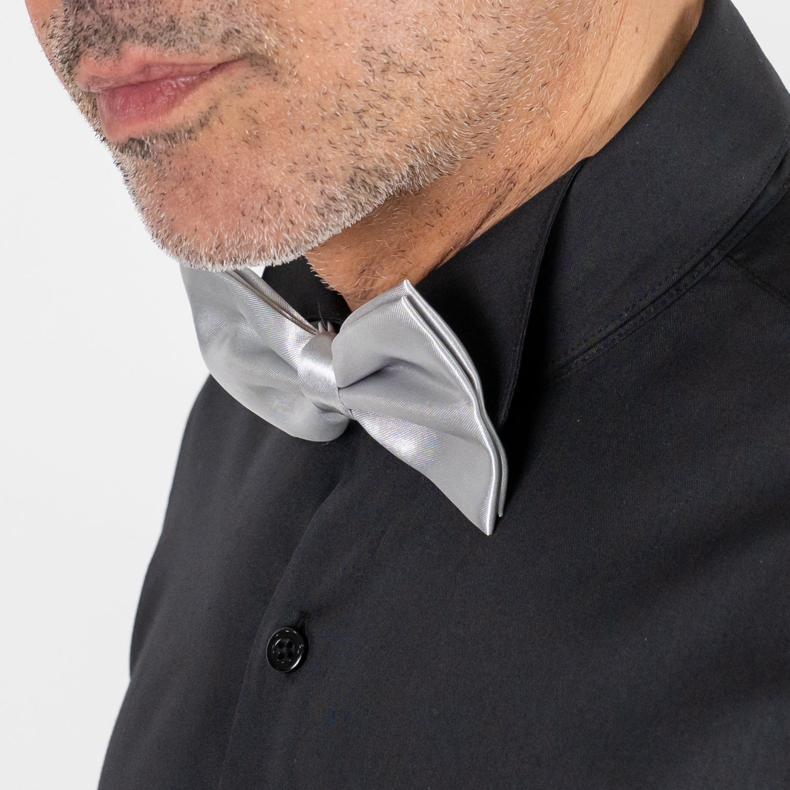 Camicia con Colletto Diplomatico Nero – Difference Store