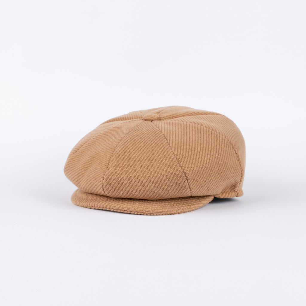 Ribbed Wool Cap - Beige