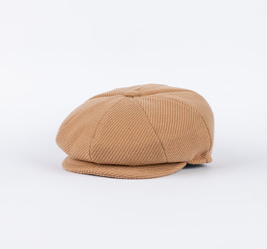 Coppola in lana a costine - Beige