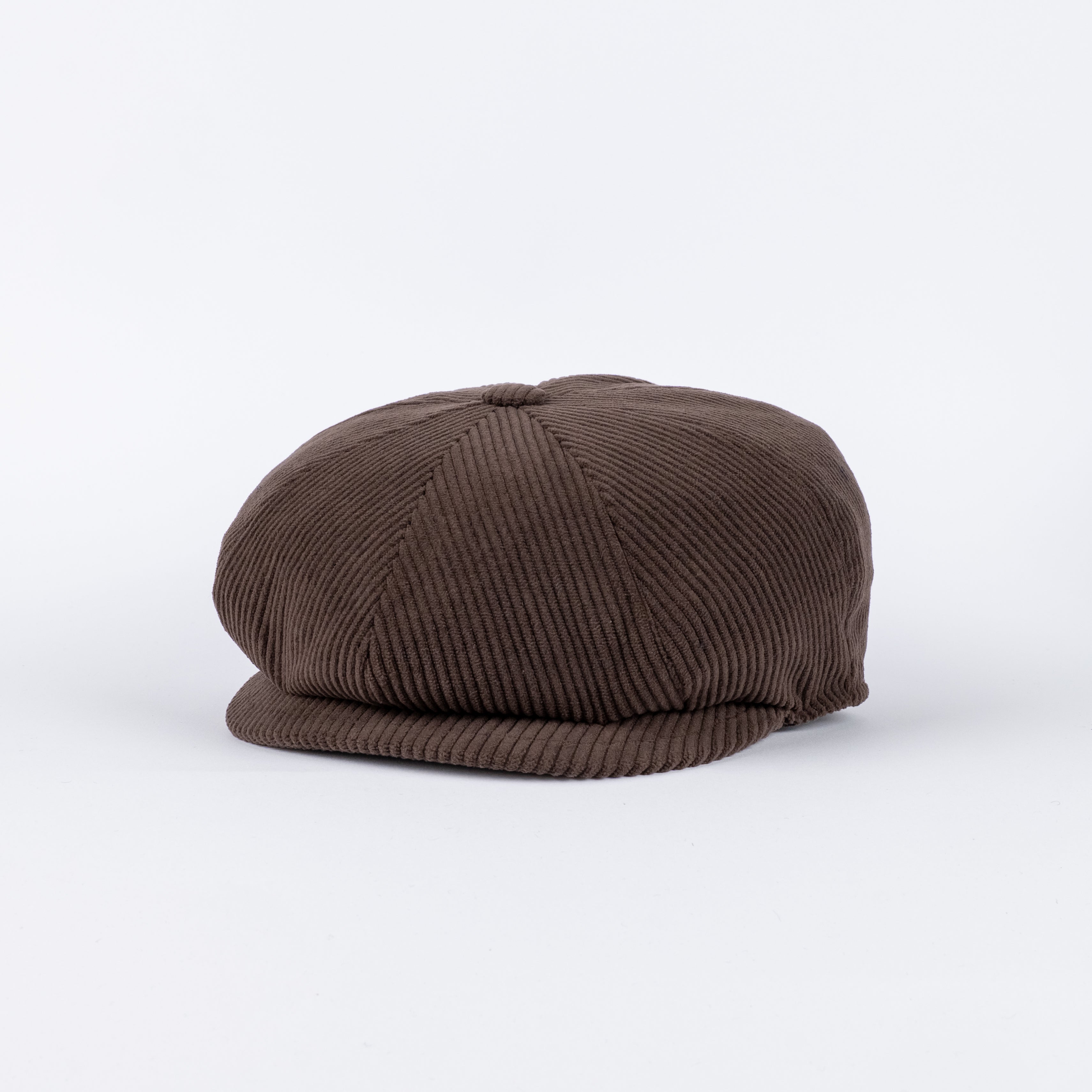 Coppola in lana effetto velluto a coste - Moro