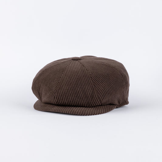 Coppola in lana effetto velluto a coste - Moro