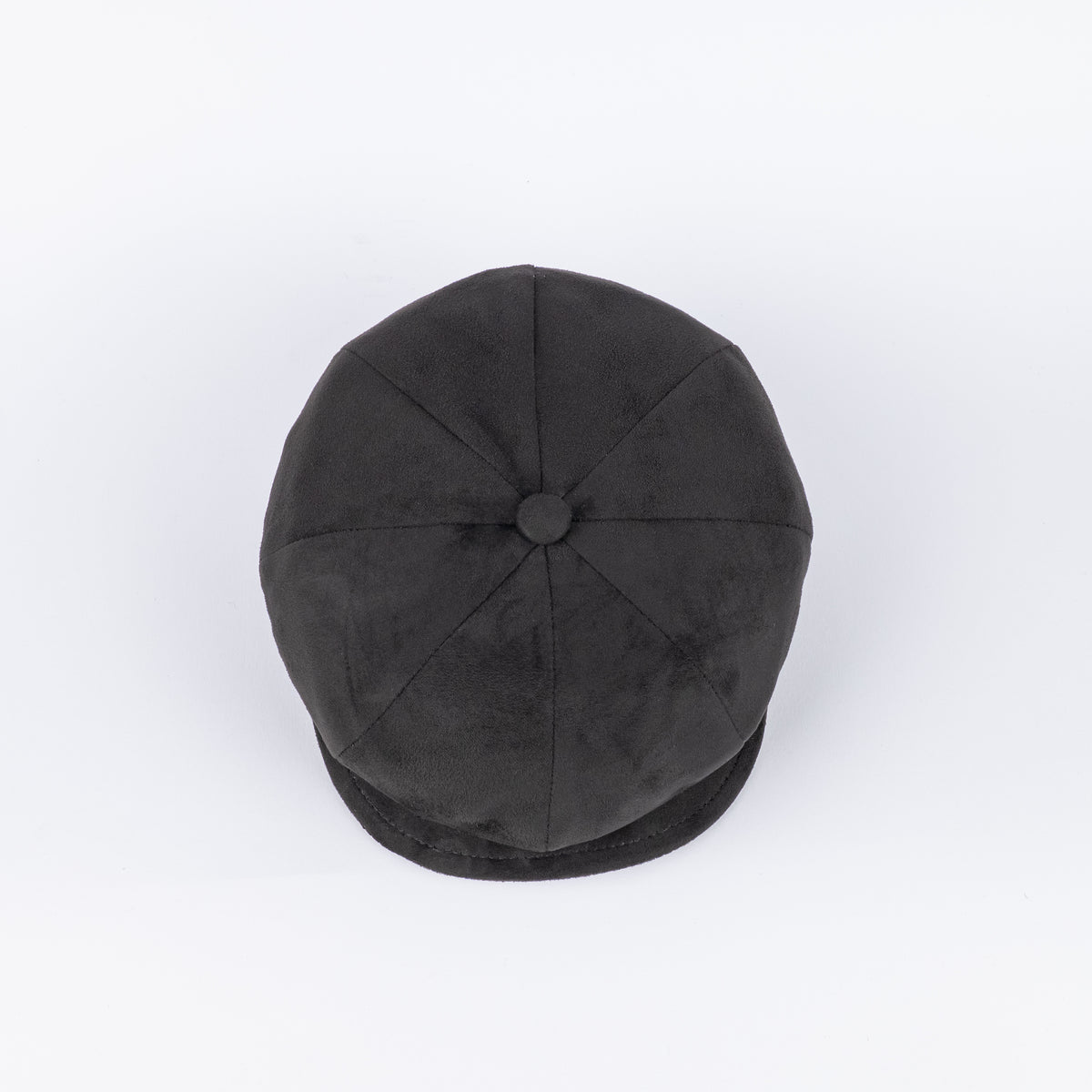 Satin-Effect Wool Cap - Black