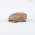 Satin-Effect Wool Cap - Beige