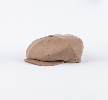 Coppola in lana effetto raso - Beige