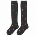 Lange Warm-Baumwollsocken - Grau