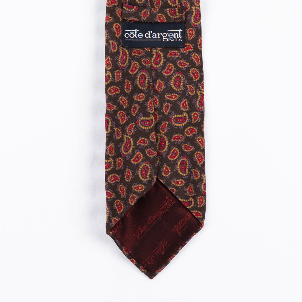 Cravatta fantasia Paisley  - 9 cm