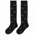 Lange Socken aus warmem Baumwollgemisch - Schwarz
