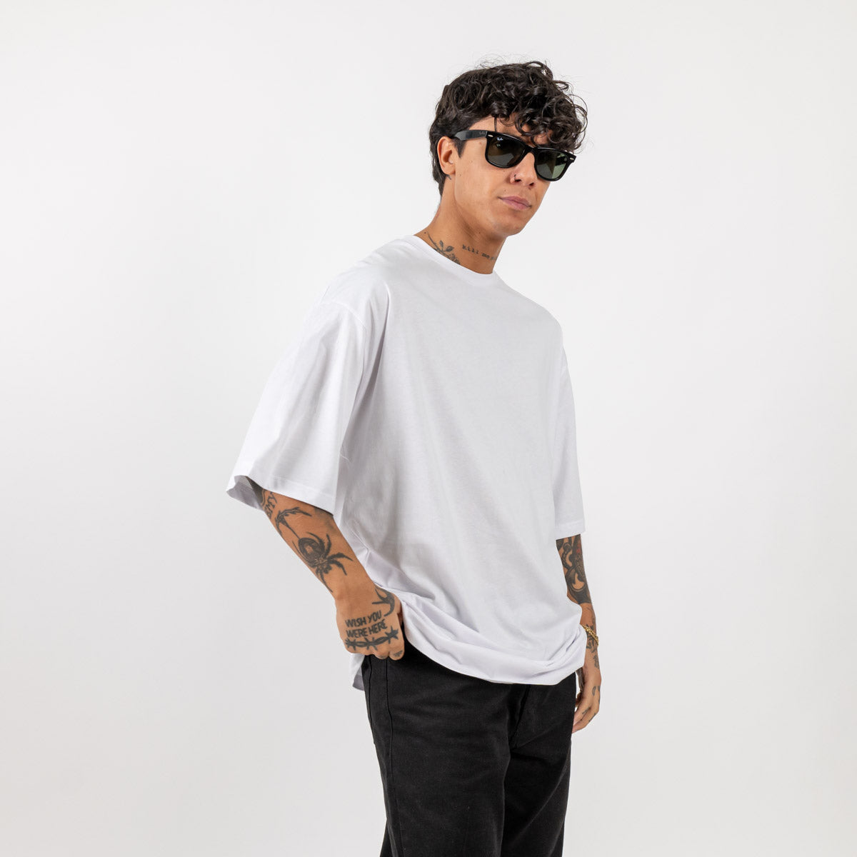 T-shirt oversize - Bianco