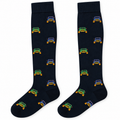 Chaussettes hautes en coton chaud - Bleu nuit