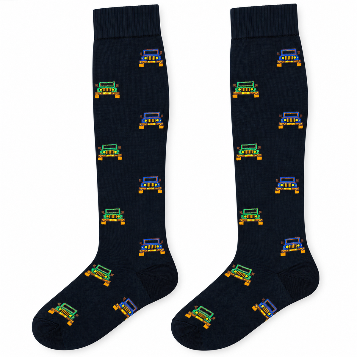 Chaussettes hautes en coton chaud - Bleu nuit