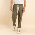 Pantalaccio in misto lino - Verde
