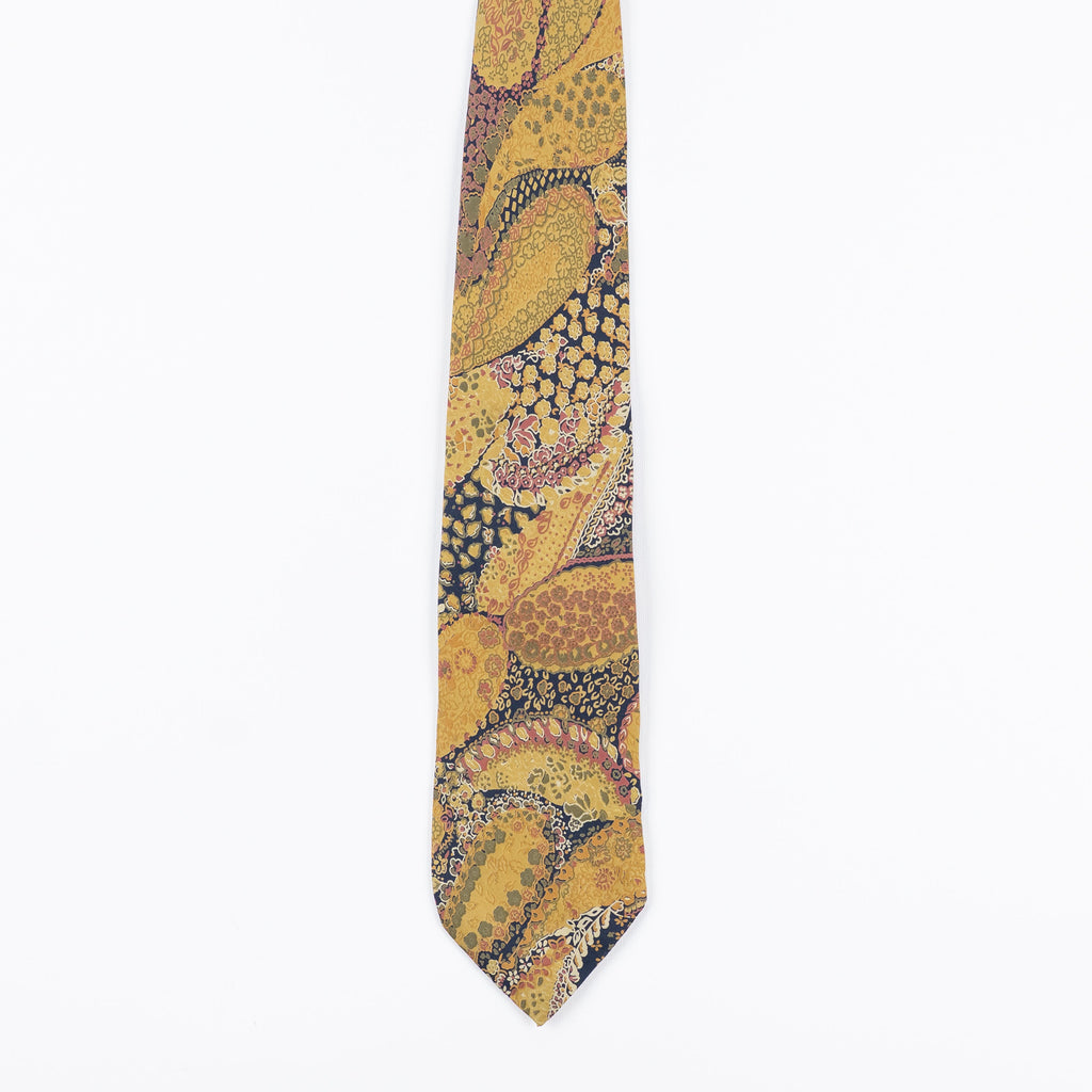 Cravatta fantasia Paisley 100% Seta - 9 cm