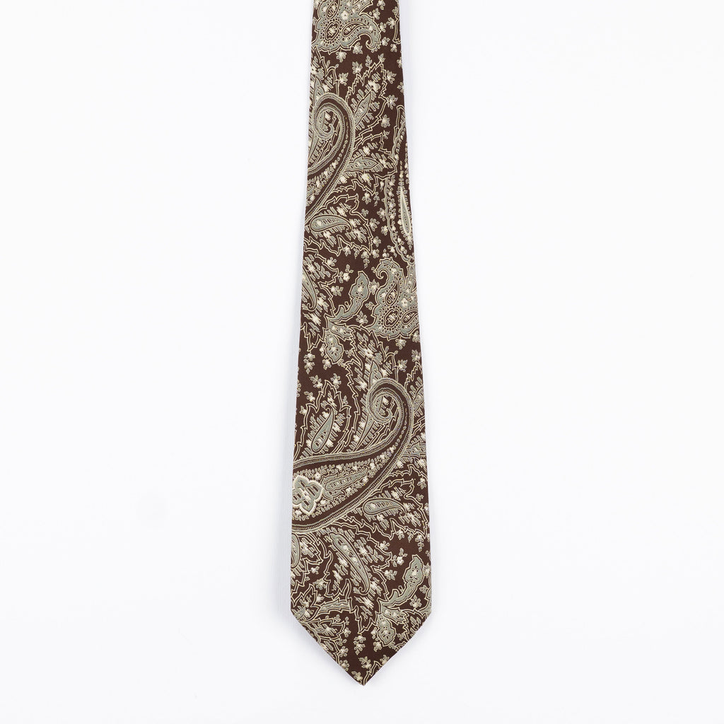 Cravatta fantasia Paisley  - 9 cm