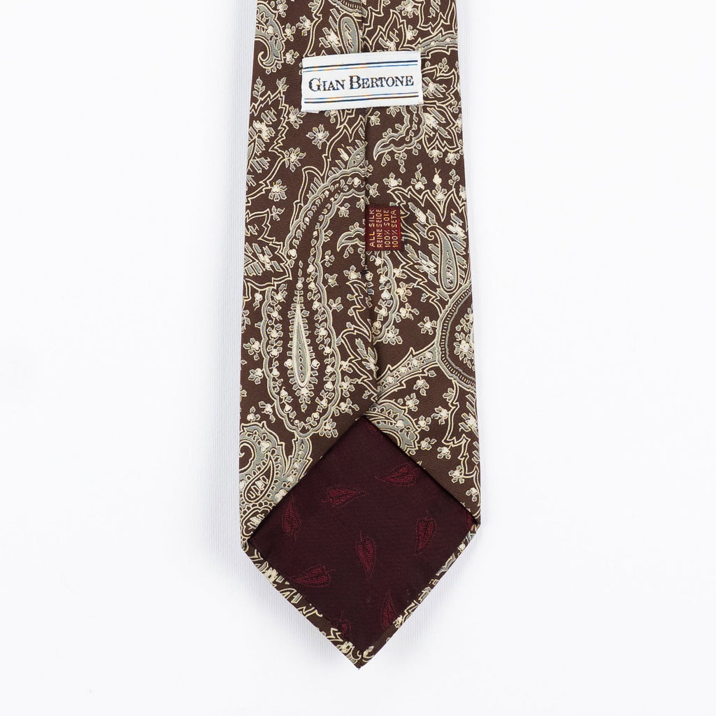 Cravatta fantasia Paisley  - 9 cm