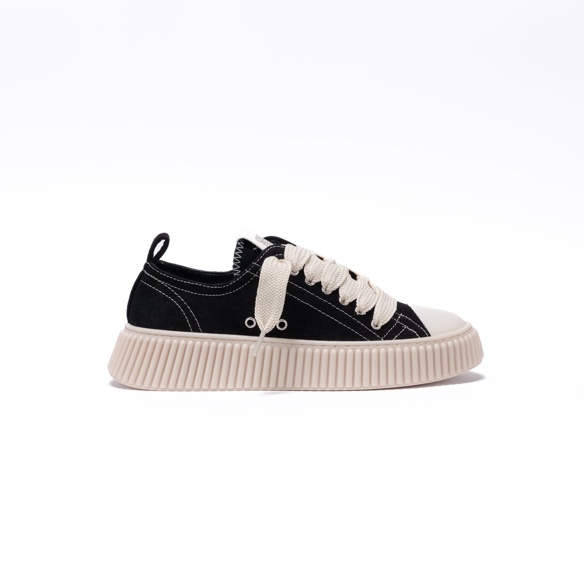 Sneaker Para Alta in Camoscio – Nero