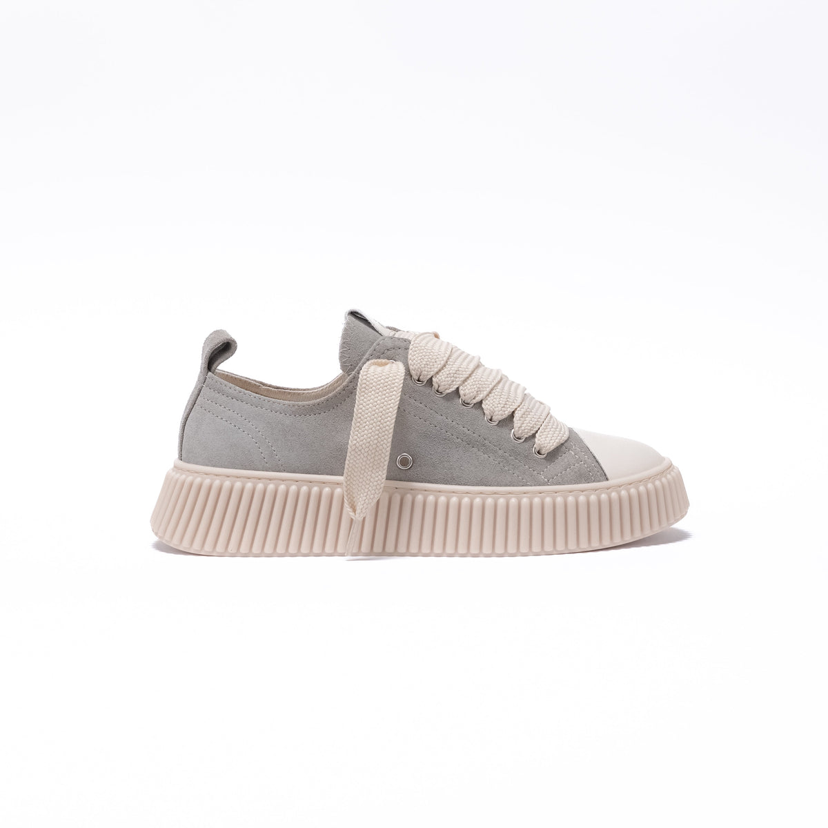 Sneaker Para Alta in Camoscio – Grigio Ghiaccio