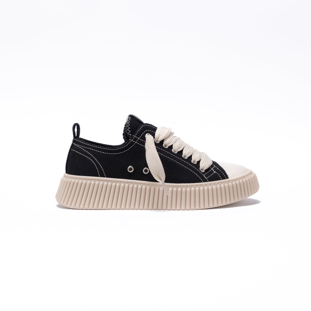 Sneaker Para Alta in Canvas – Nero