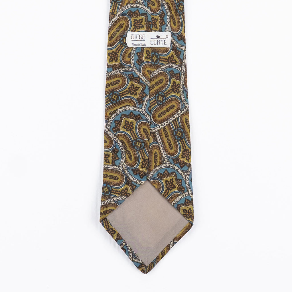 Cravatta fantasia Paisley -  9 cm