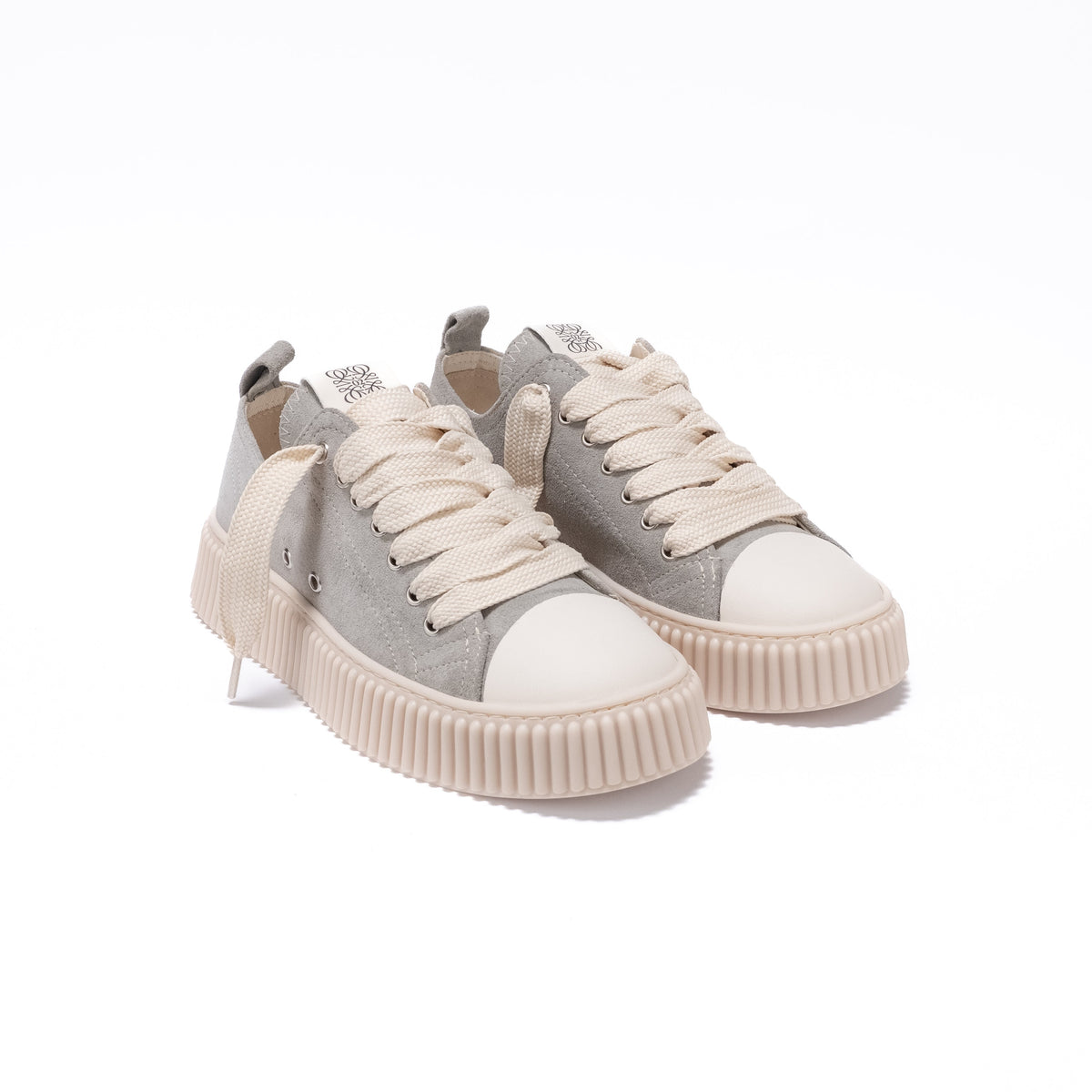 Sneaker Para Alta in Camoscio – Grigio Ghiaccio
