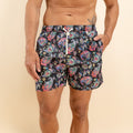 Costume da bagno fantasia paisley multicolor - Nero