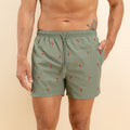 Patterned Swimsuit - Military