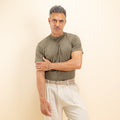 Filo di Scozia Cotton T-shirt - Sage