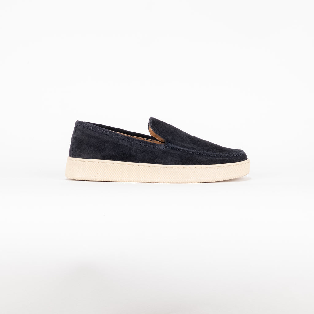 Mocassino slipper fondo gomma - Blu