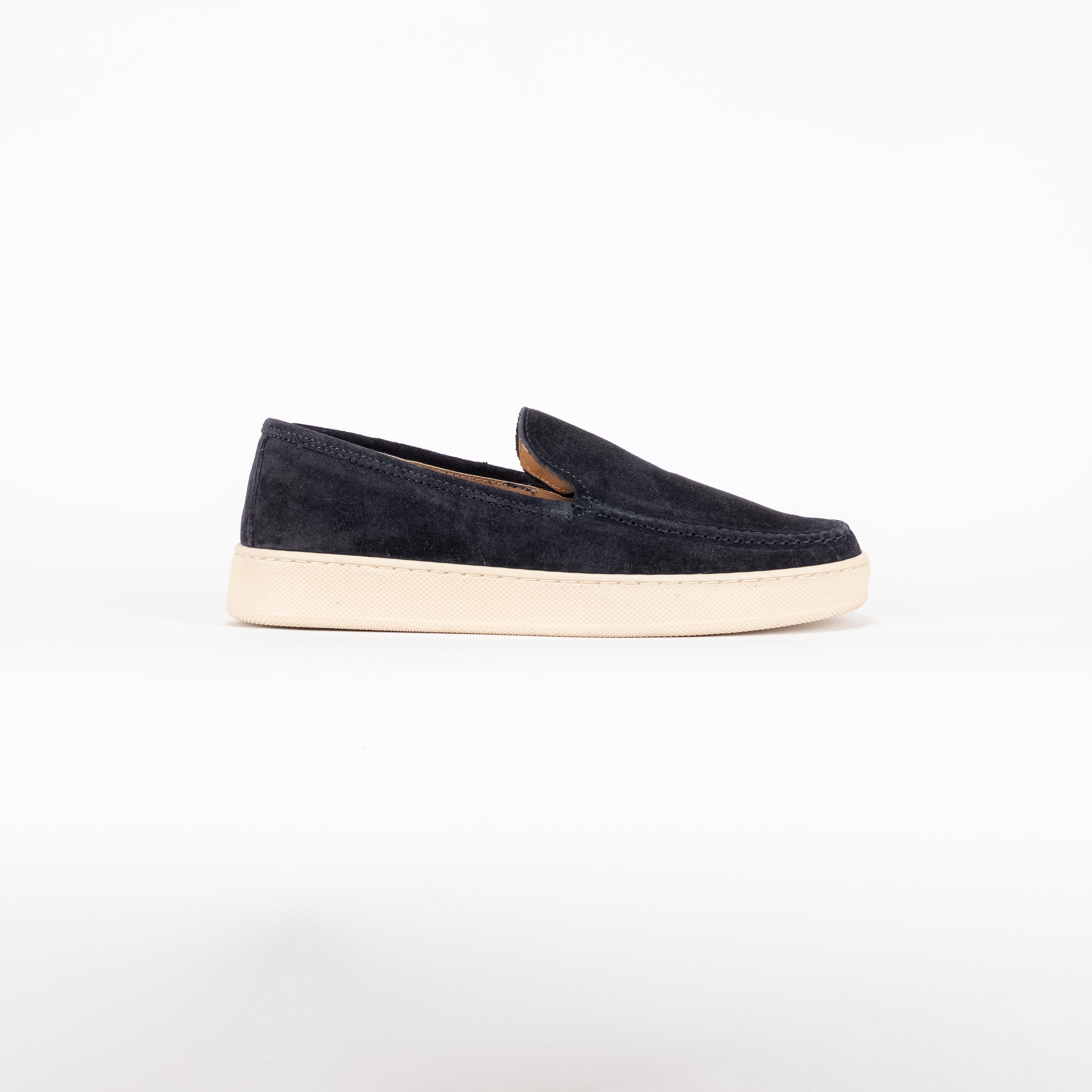 Mocassino slipper fondo gomma - Blu