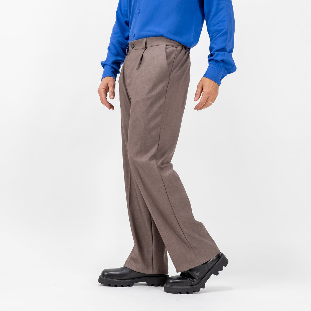 Pantalone taglio dritto - Fango