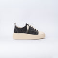 Sneaker in tela con Lacci Oversize - Nero