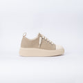 Zapatillas de lona con cordones extragrandes - Arena