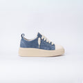 Sneaker in suede con Lacci Oversize - Blu Jeans