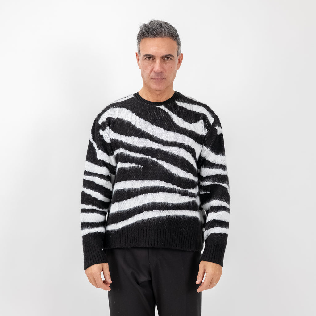 Maglione zebra print