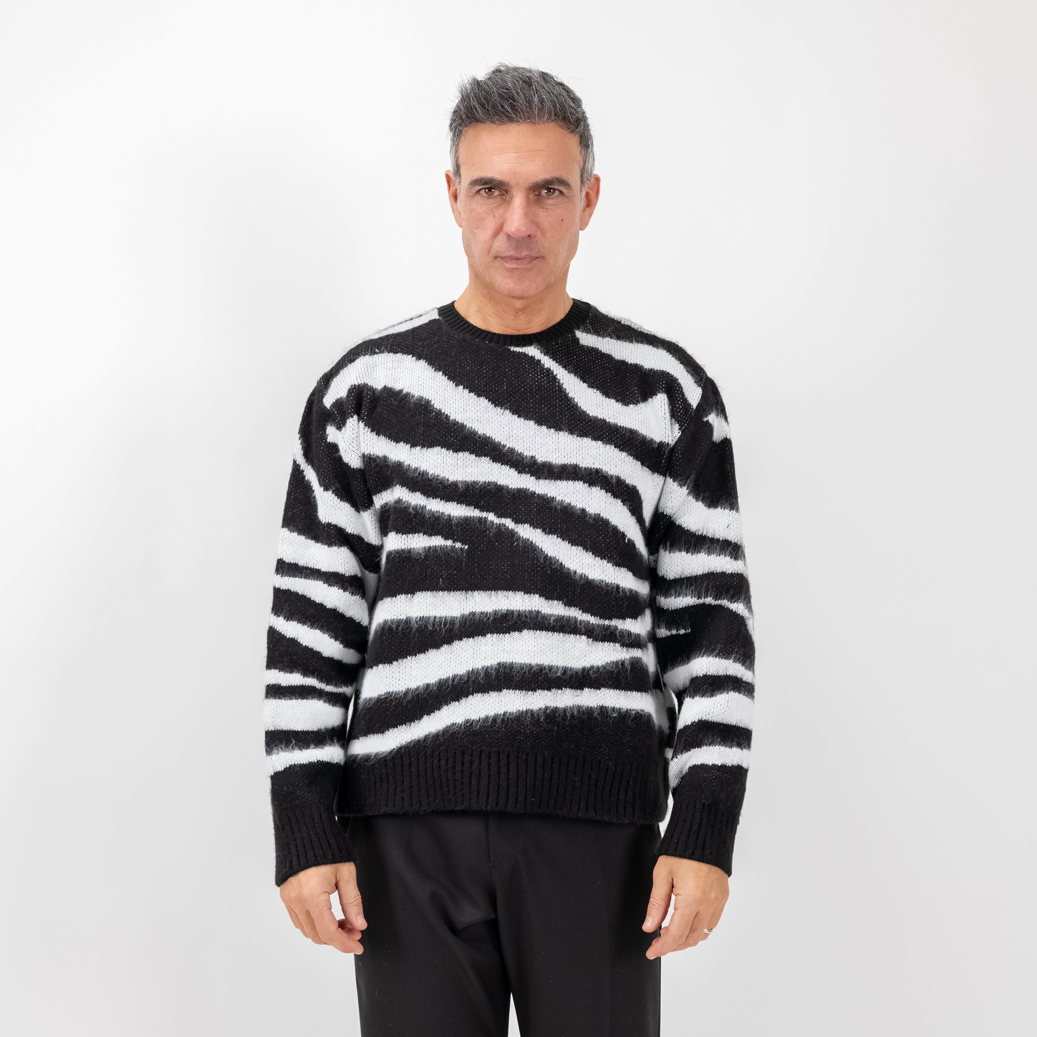 Maglione zebra print