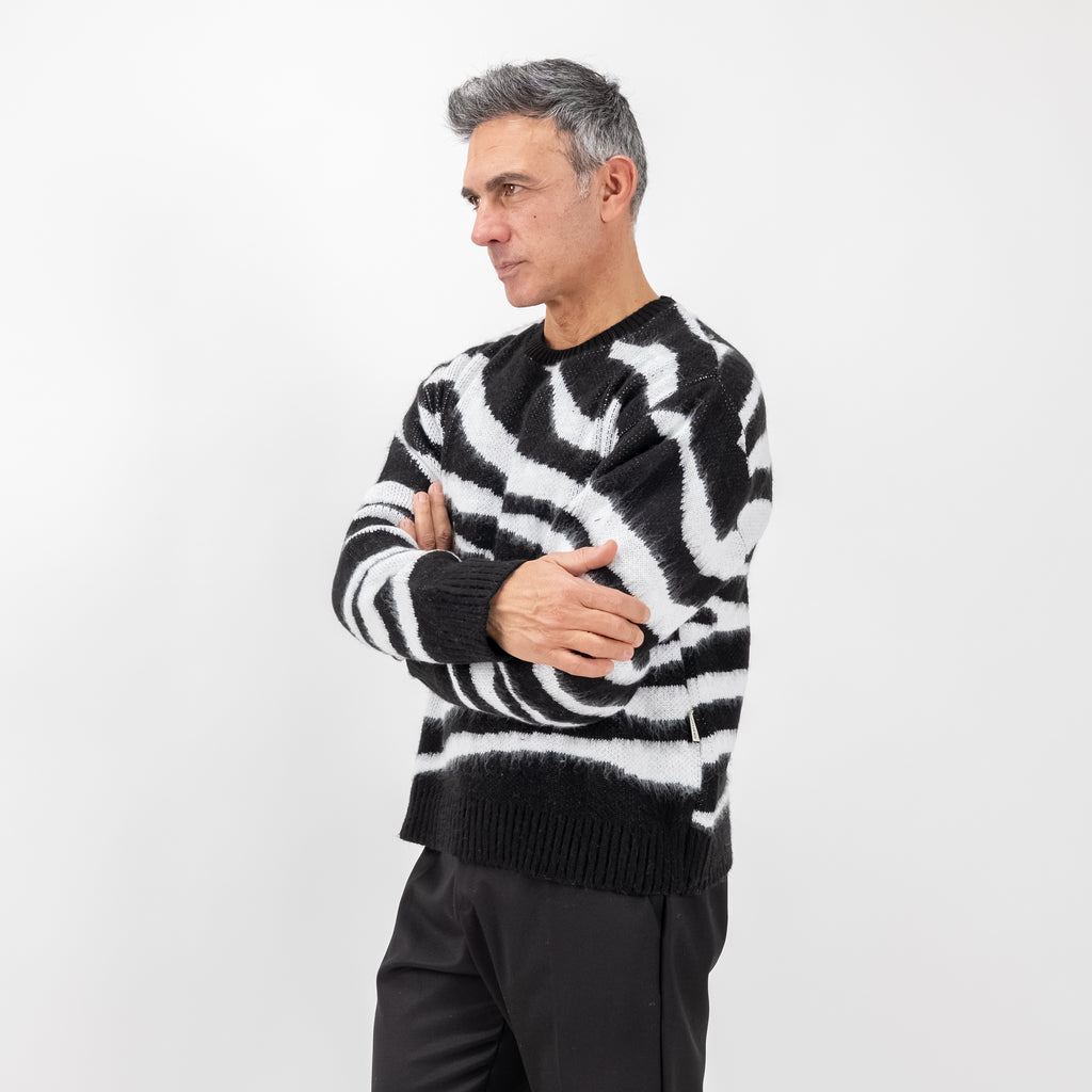 Maglione zebra print