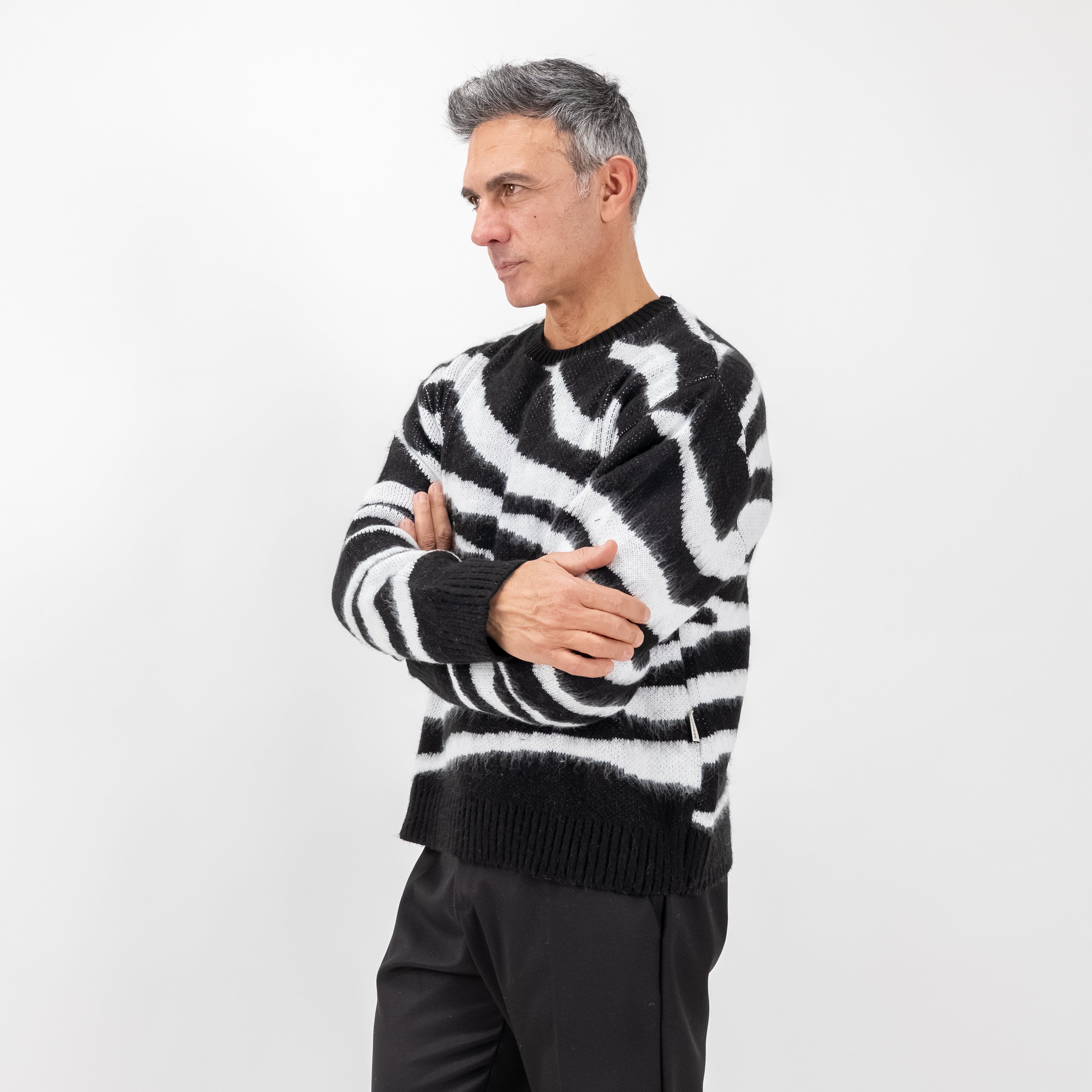 Maglione zebra print