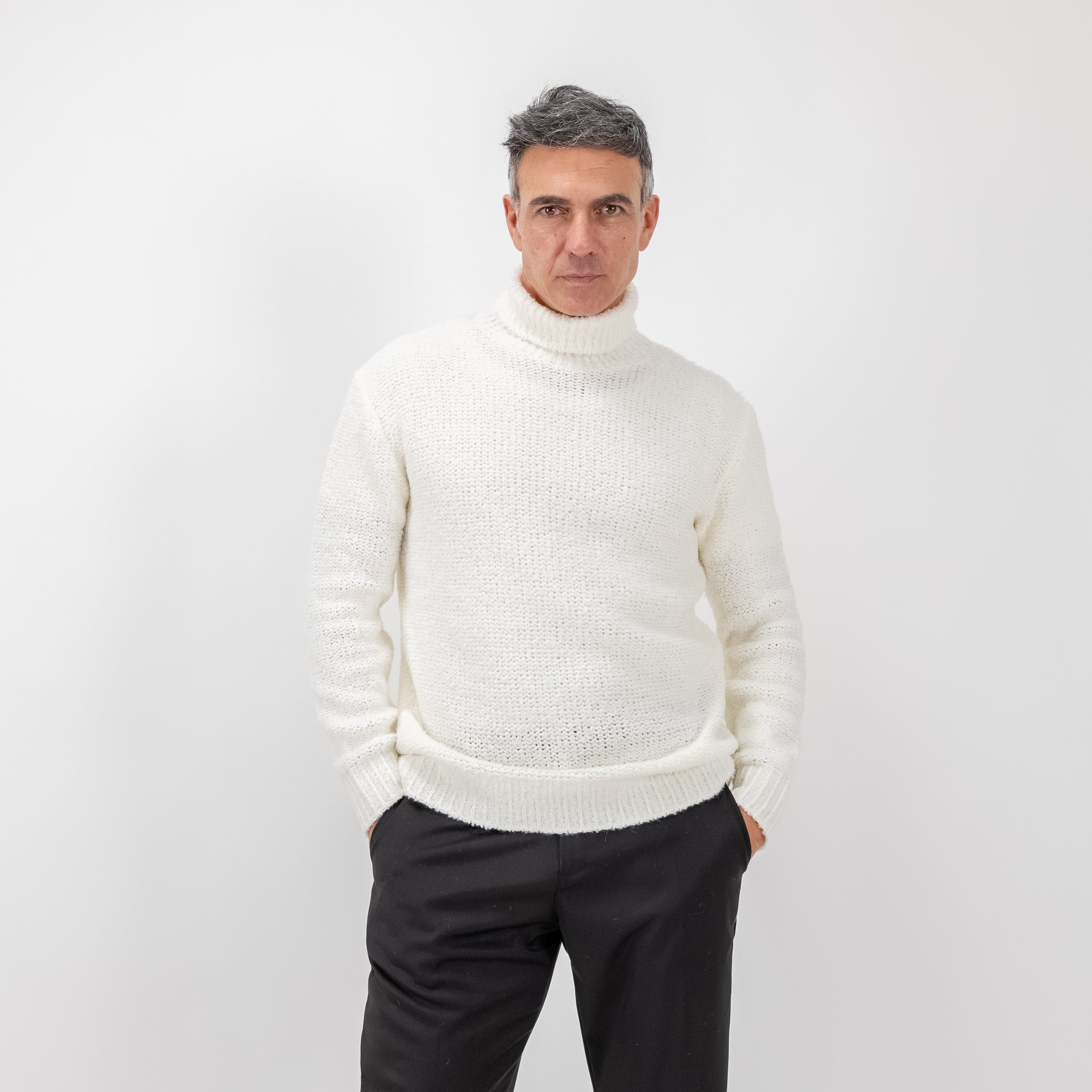 Cárdigan de hilo con botones - Ice