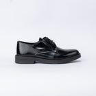 Mocassino stringato lucido - Nero