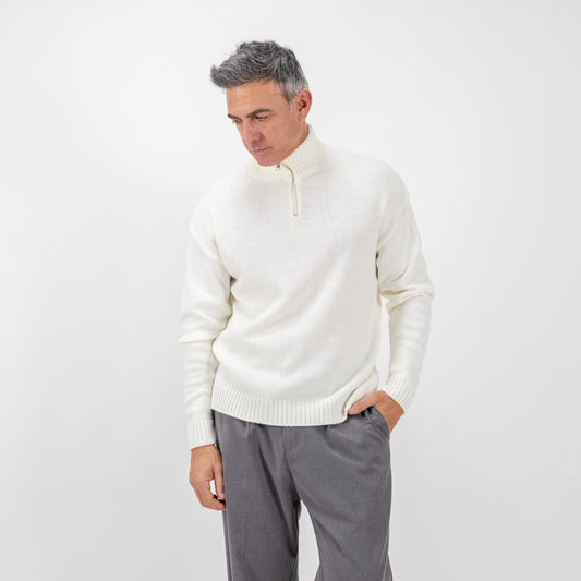 Cárdigan de hilo con botones - Ice