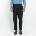 Maßgeschneiderte Hose mit doppelten Bundfalten – Blau