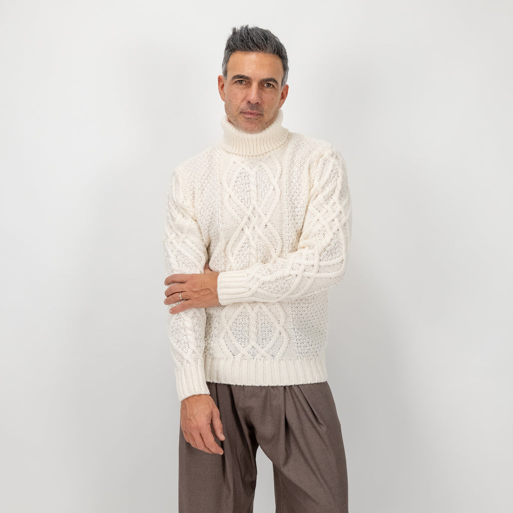 Cárdigan de hilo con botones - Ice