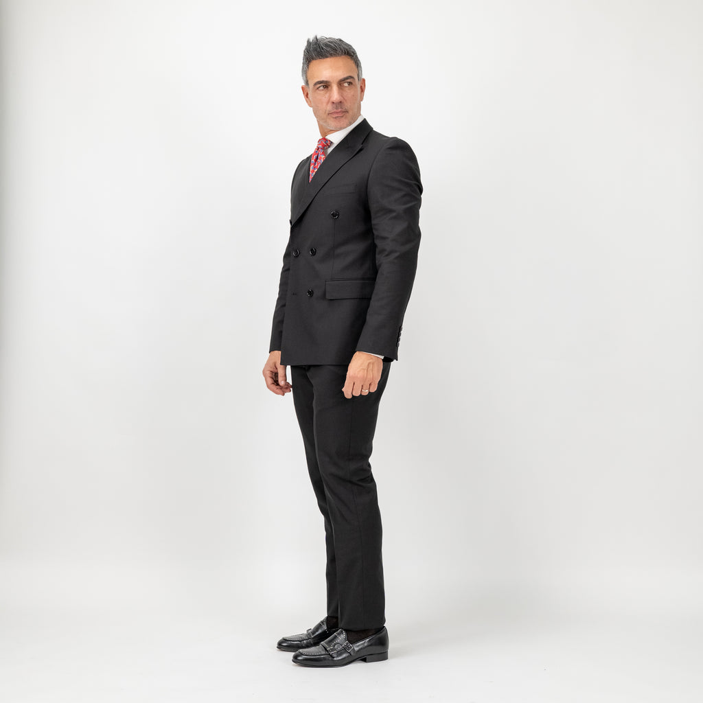 Abito doppiopetto classico - Nero