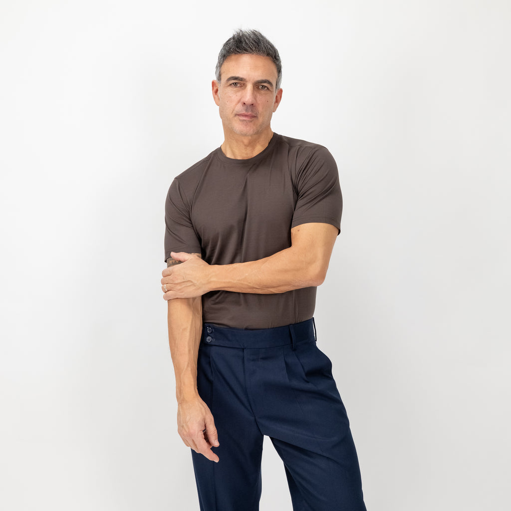 Scottish lisle T-shirt - White