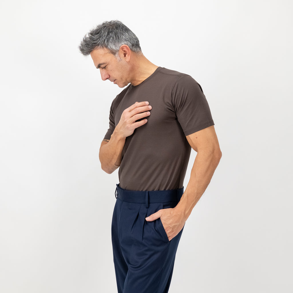 Scottish lisle T-shirt - White